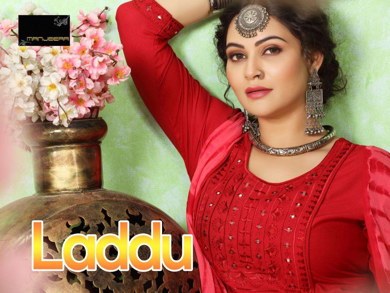 Laddu By Manjeera Heavy Rayon Readymade Suit Catalog Collection