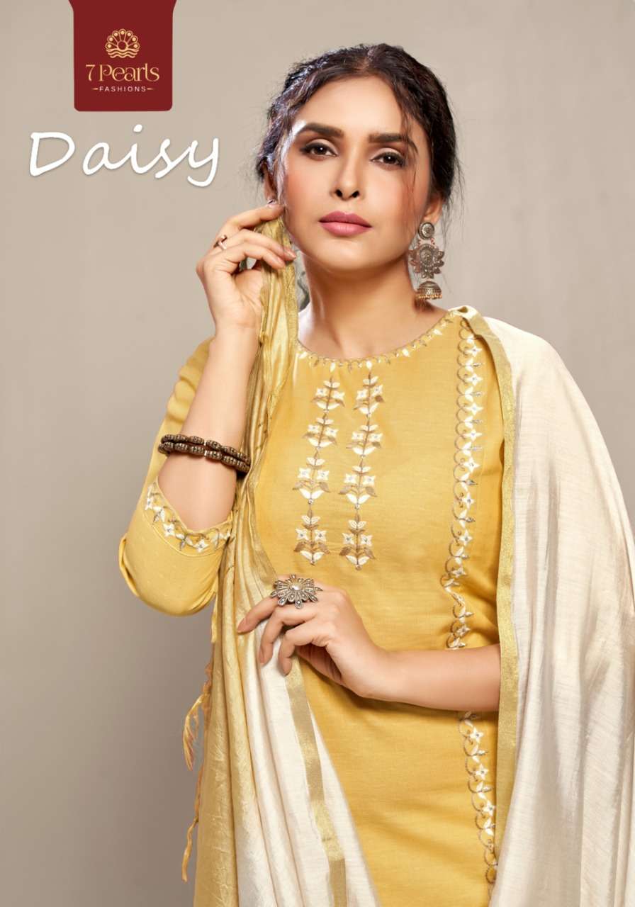 Daisy By 7 Pearls Cotton Readymade Fancy Suits