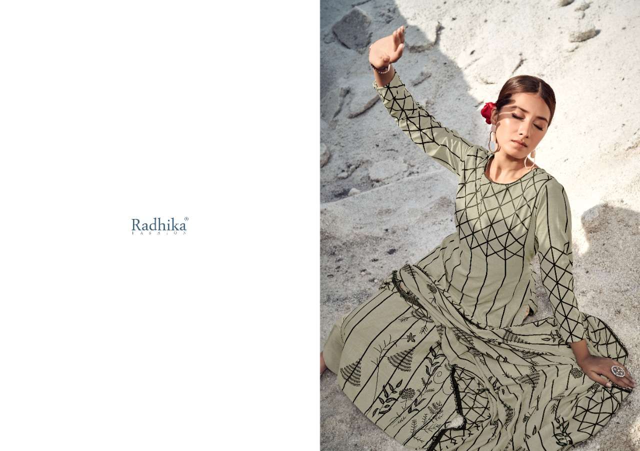 Radhika Kenza Vol 2 Cotton Slub Formal Wear Dresses