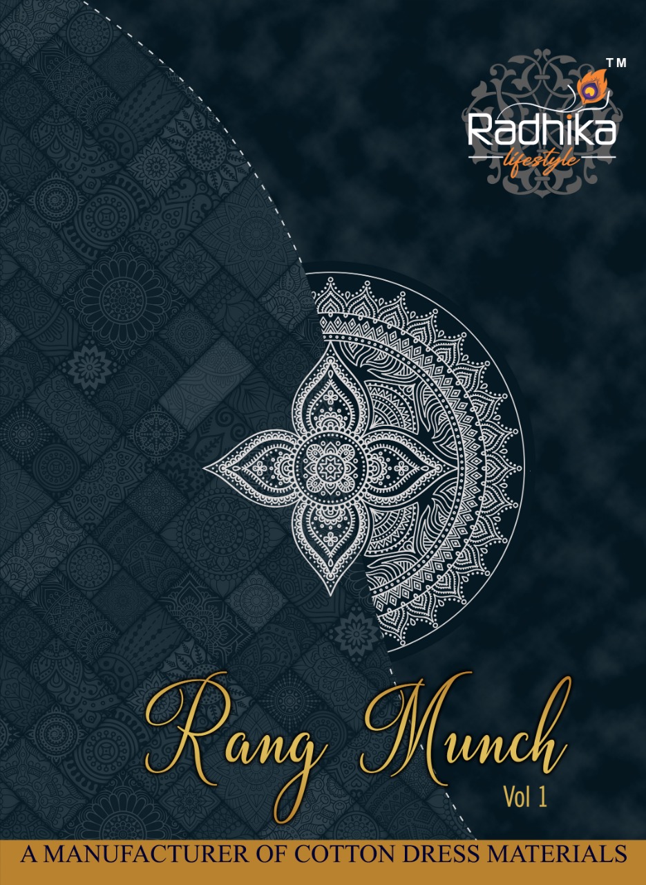 Radhika Rang Munch Vol-1 Series 1001-1012 Pure Cotton Suit