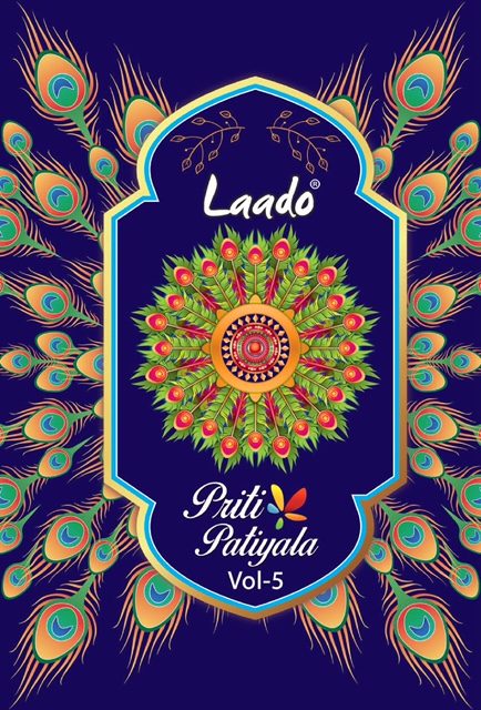 Laado Priti Patiyala Vol-5 Series 5001-5010 Pure Heavy Cotton Suit