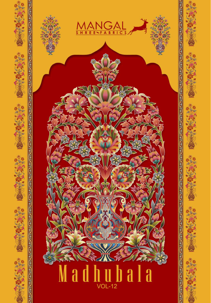 Mangal Madhubala Vol-12 Series 12001-12015 Cotton Printed Suit