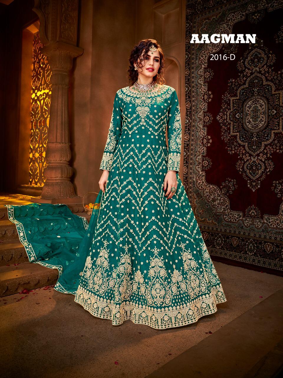 Avighaya Aagman Designer Net Suit