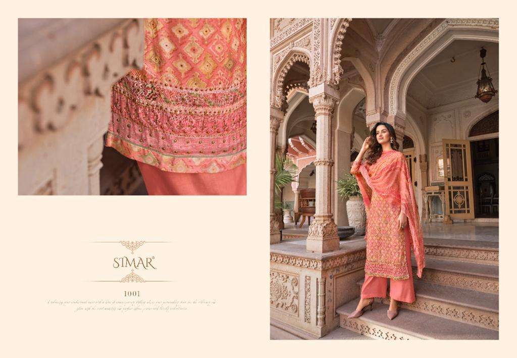 Raisin By Glossy Muslin Digital Printed Handwork Salwar Kameez
