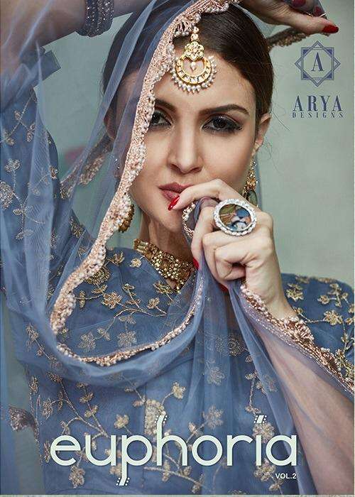 Arya Designer Euphoria Vol-2 Series 2901-2906 Net Wedding Lehenga