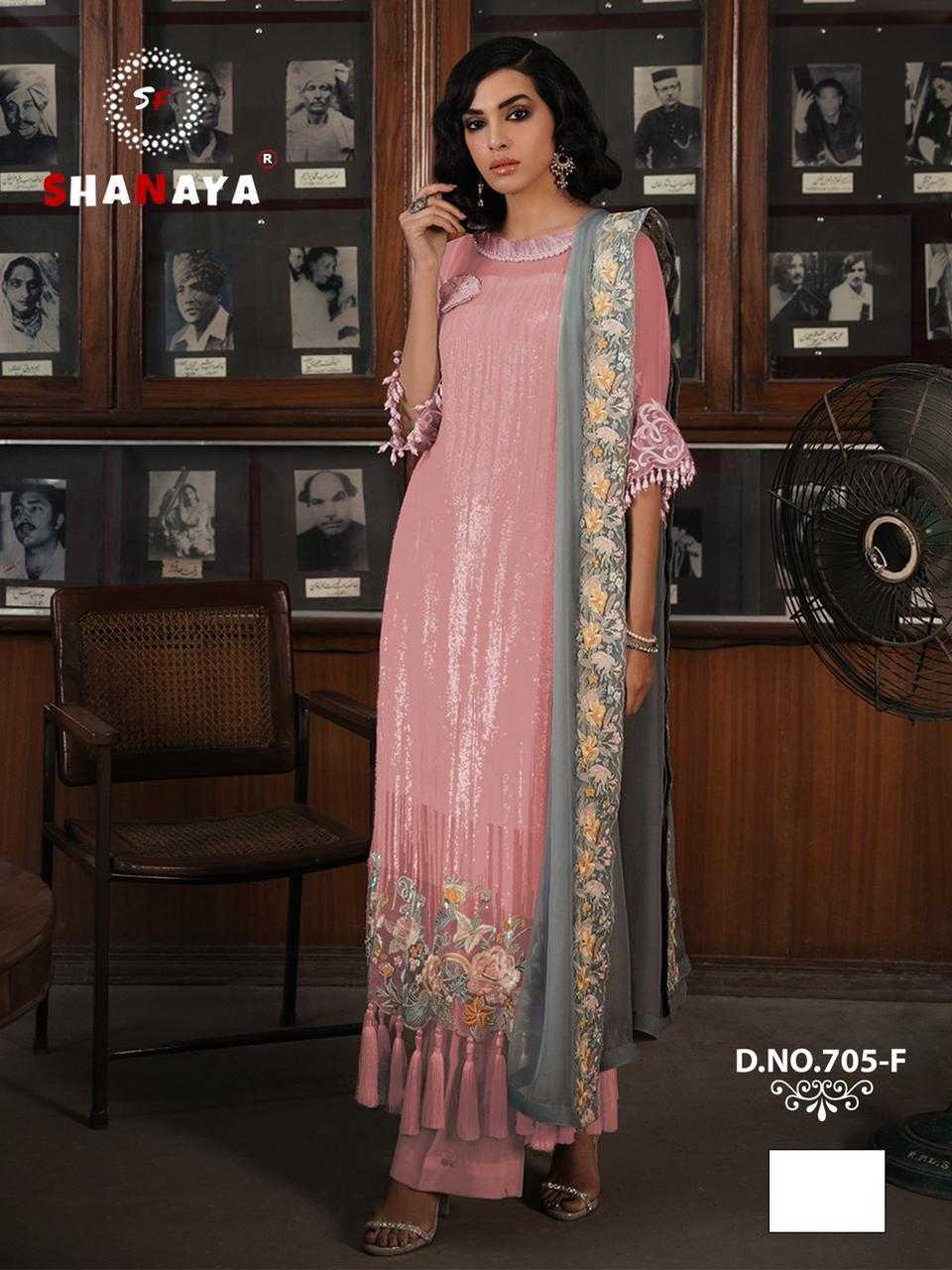Shanaya Fashion Color 705 Designer Georgette Suit