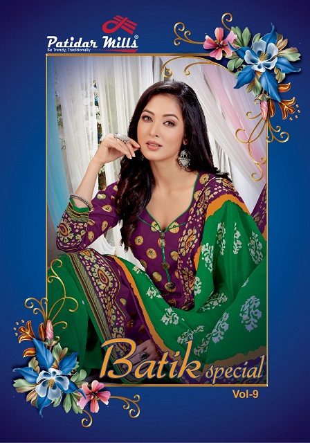 Patidar Batik Special Vol-9 Pure Cotton Suit