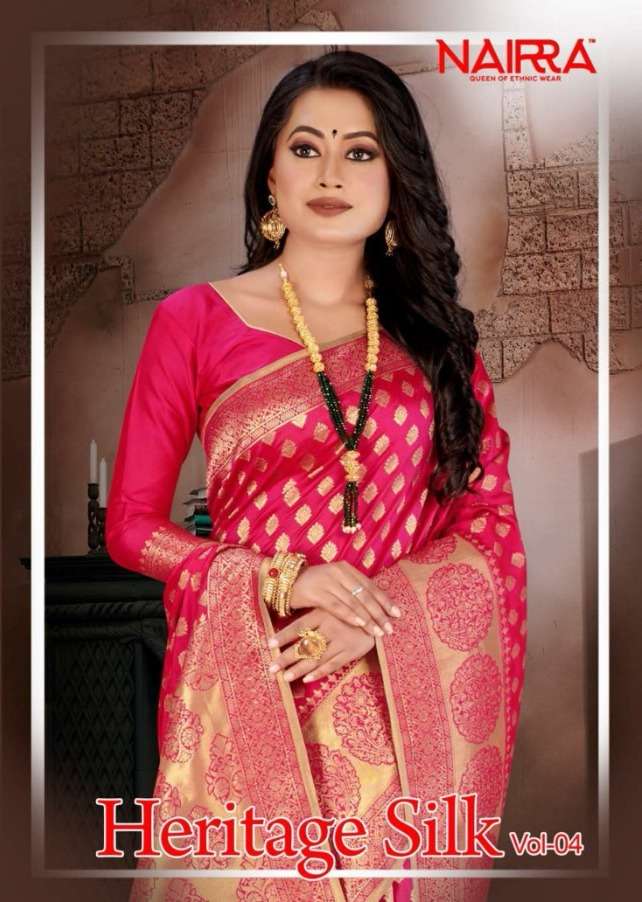 Nakkashi Heritage Silk Vol-4 Series 8001-8005 Art Silk Saree