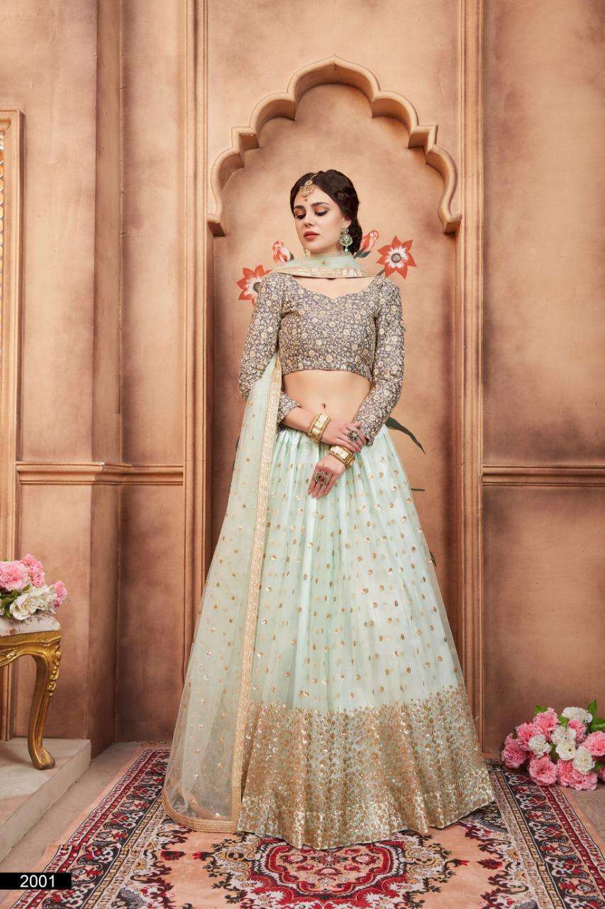 Arya Florals Vol 2 Designer Wedding Fancy Lehenga Supplier