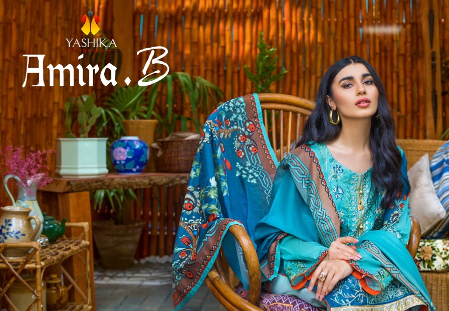 Yashika Amira B. Vol-1 Heavy Cambric Suit