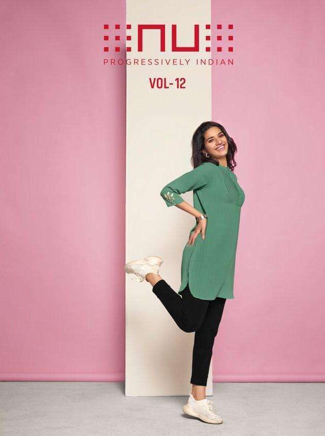 Nu Vol 12 Imported Georgette Stylish Tunics Collection