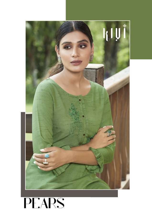 Kivi Pears Rayon Casual Wear Fancy Kurti