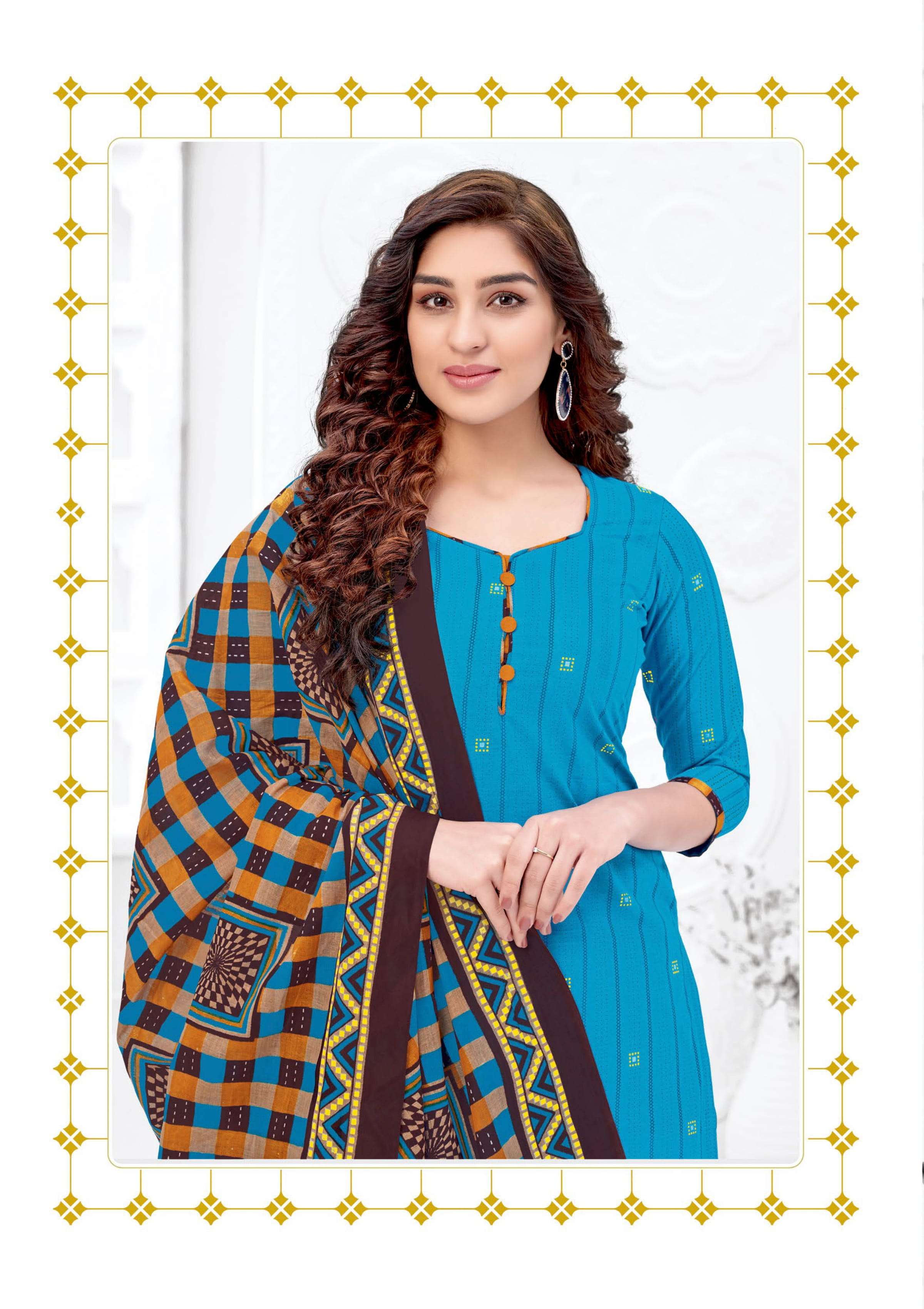 Shree Ganesh Kiyara Vol 8 Readymade Patiyala Cotton Printed Suits Wholesaler Hansika Vol 8