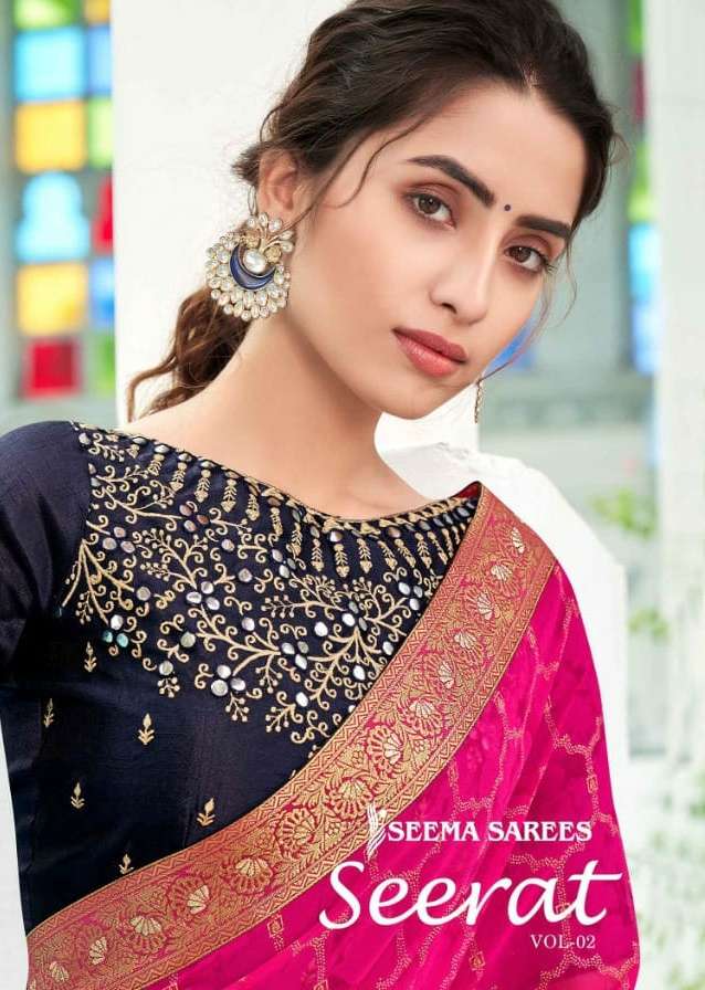 Seema Saree Seerat Vol-2 Series 1001-1008 Georgette Saree