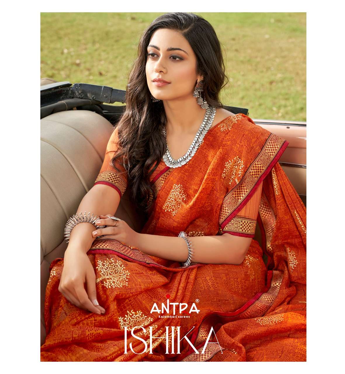 Antra Ishika Series 73621-73630 Shahi Chiffon Printed Saree