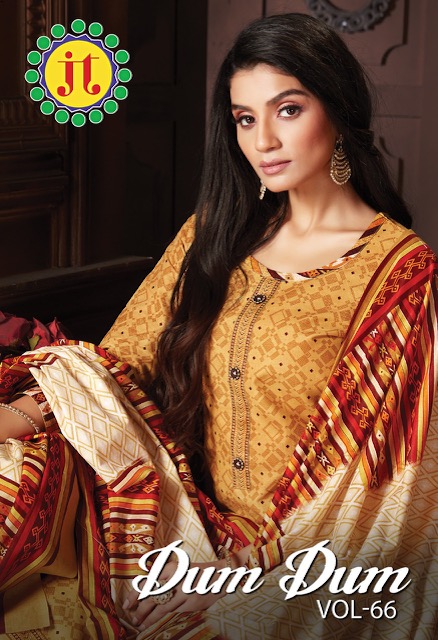 Jt Dum Dum Vol-66 Series 66001-660012 Pure Cotton Suit