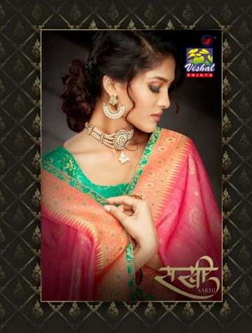 Sakhi By Vishal Ethnic Wear Designer Fancy Saree