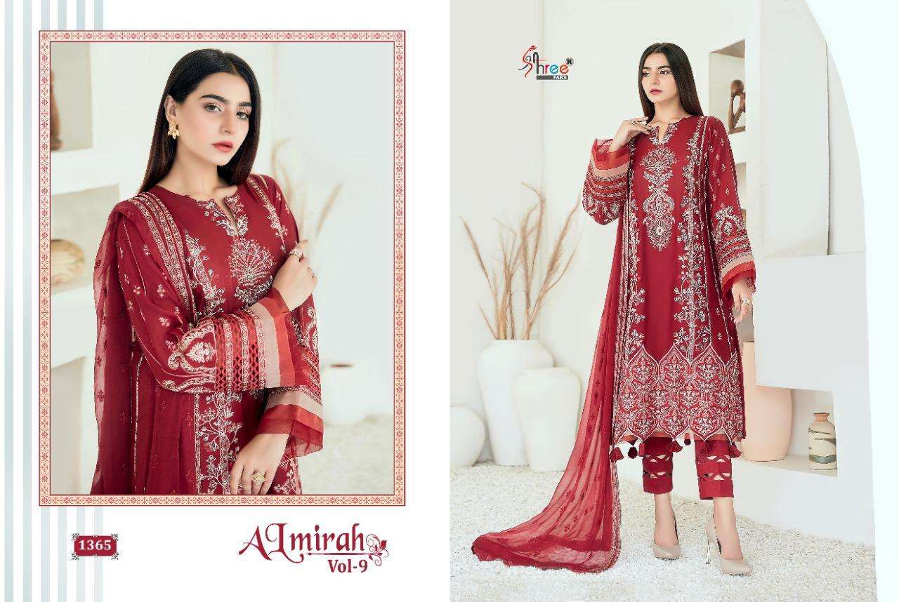 Shree Fabs Almirah Vol 9 Designer Pure Lawn Suit