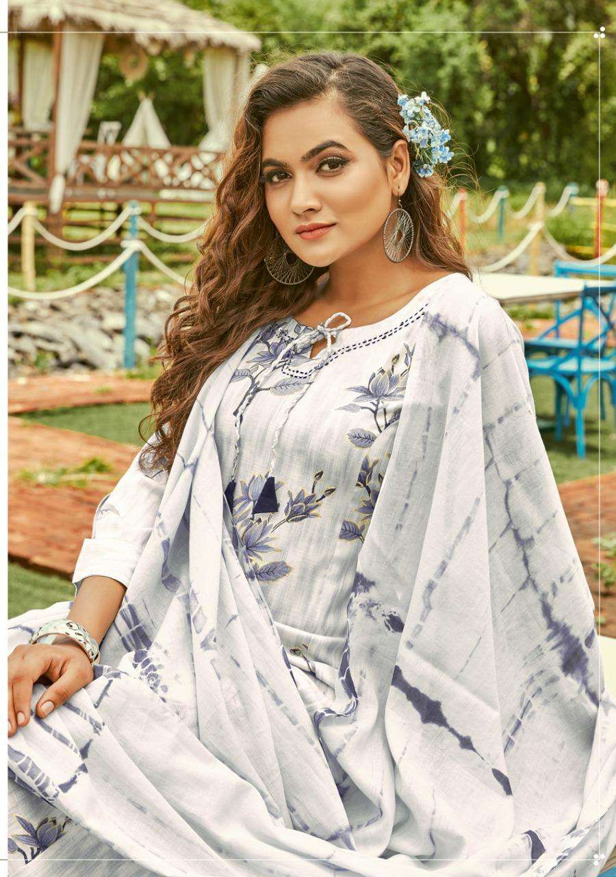 Karissa Bravia Series 1001-1006 Slub Viscose Readymade Suit