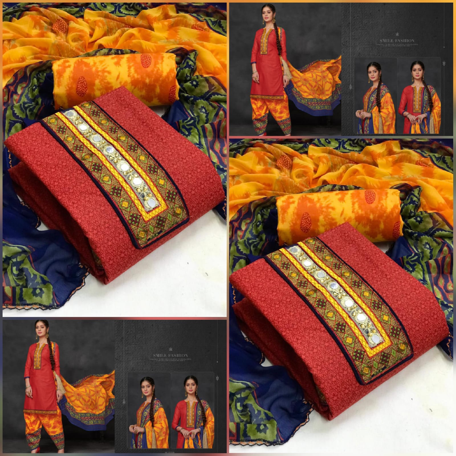 Bt-07 Designer Semi Lawn Non Catalog Suit