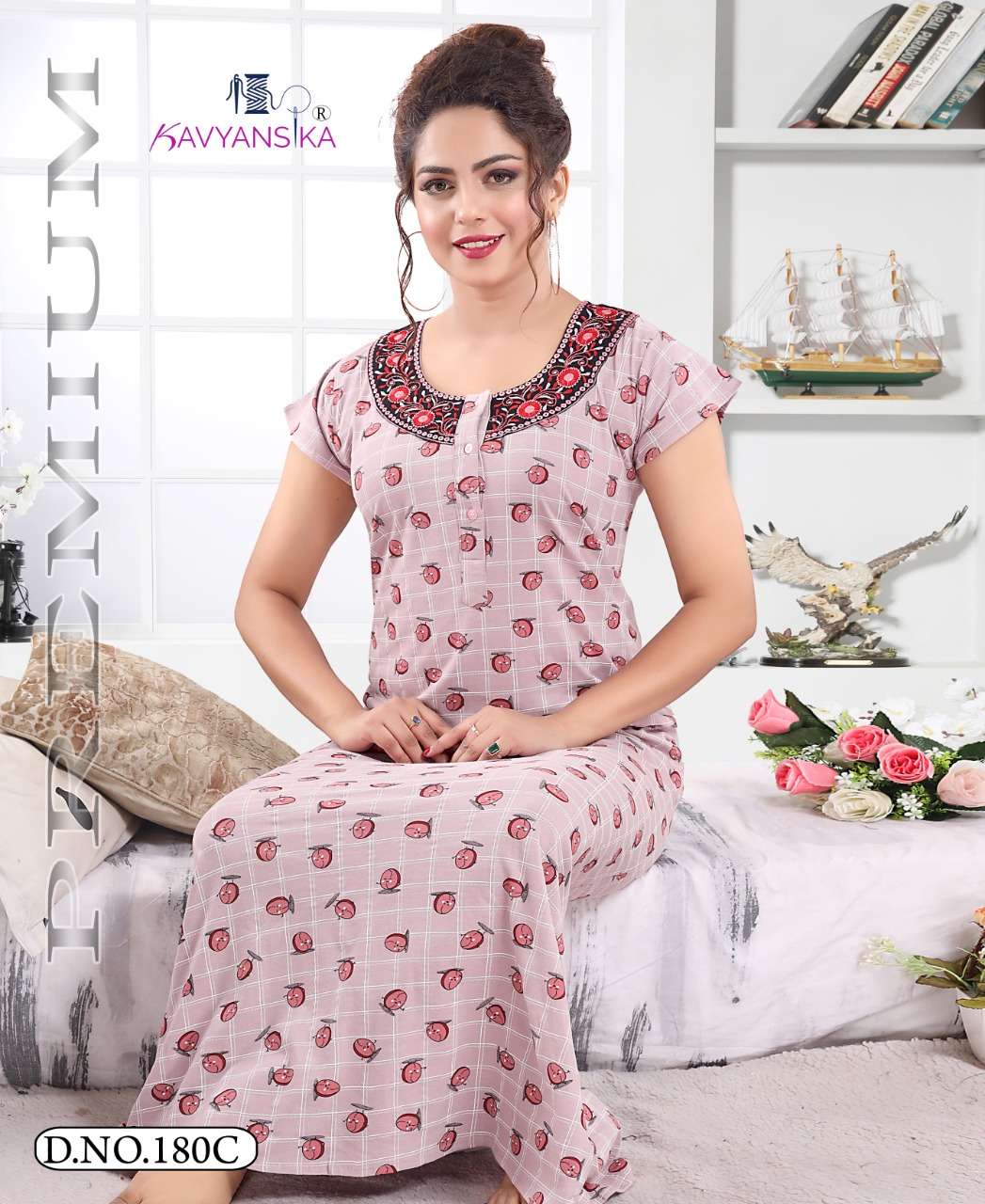 Kavyansika Premium Vol 180 Hosiery Night Gown Collection