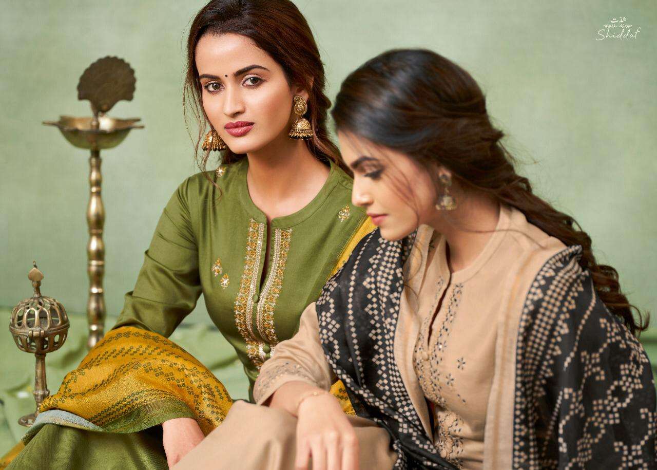Shiddhat Glory By Esta Designs Dyed Cotton Salwar Kameez Catalogs