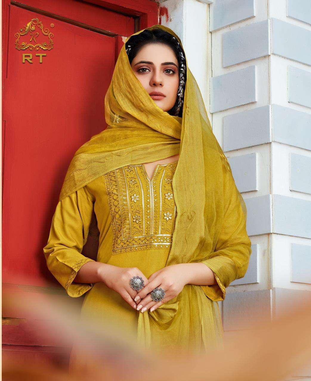 Rijiya Trends Rim-jhim Series 1517-1522 Rayon Readymade Suit