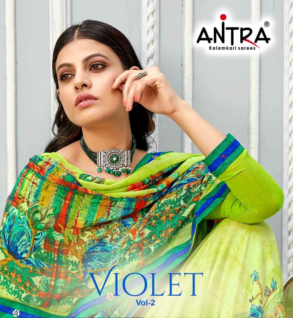 Violet Vol 2 By Antra Weightless Printed Designer Fancy Sarees