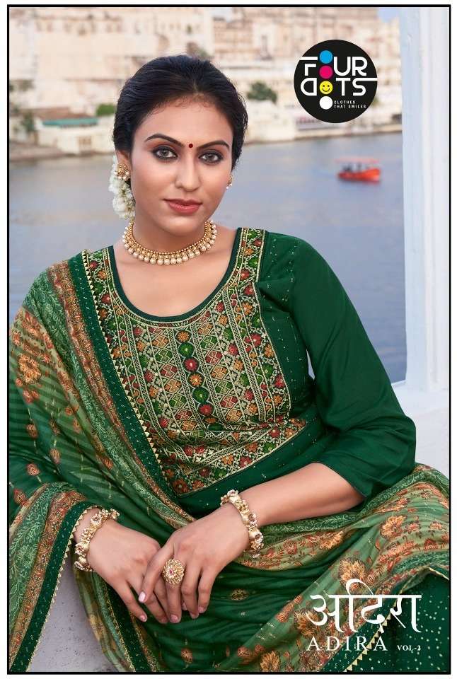 Fourdots Adira Vol 2 Muslin Work Designer Fancy Salwar Kameez