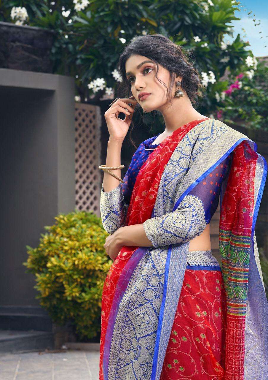 Shreyans Fashion Mughdha Silk Fancy Elegant Designer Saris Wholesaler