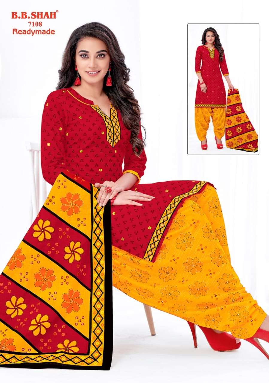 B B Shah Nayraa Vol 1 Readymade Cotton Printed Suits With Low Cost