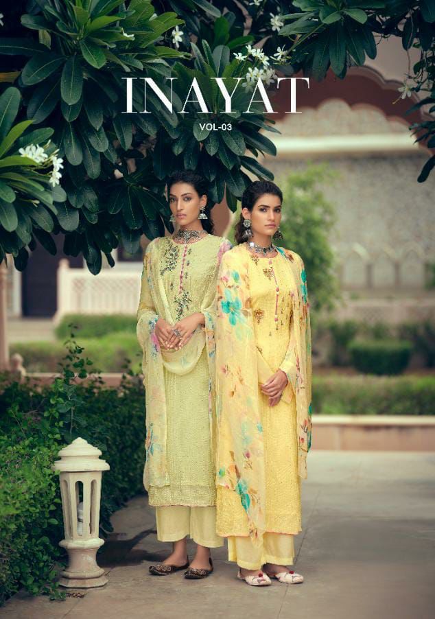 Karma Inayat Vol-3 Designer Pure Georgette Suit