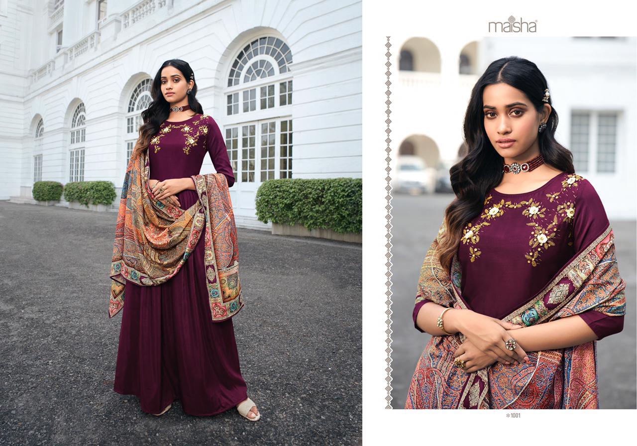 Maisha Masleen Designer Pure Viscose Masleen Kurti