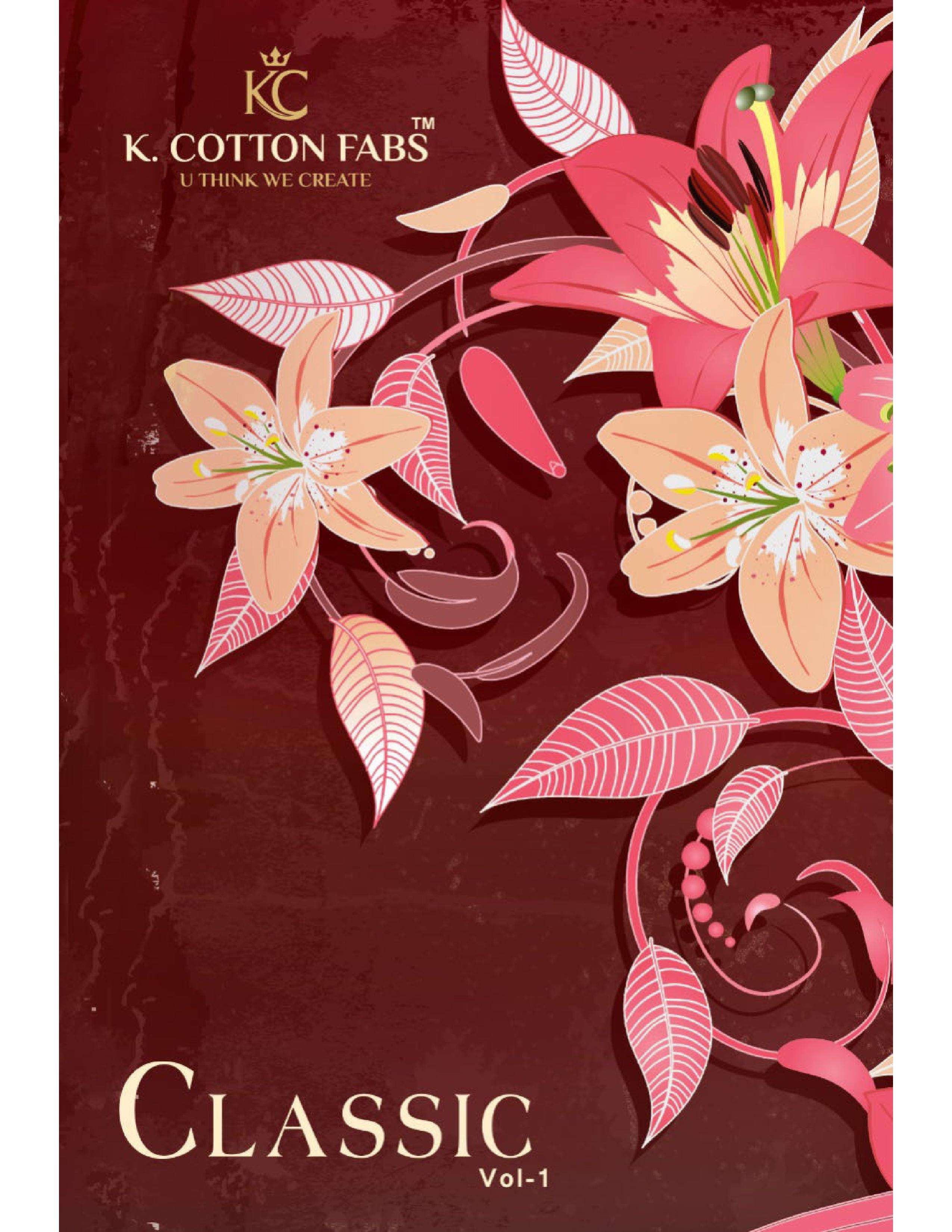 Classic Vol.11 By Kcf Heavy Pure Cotton Dress Material Unstitched Suit Cataloug Collection