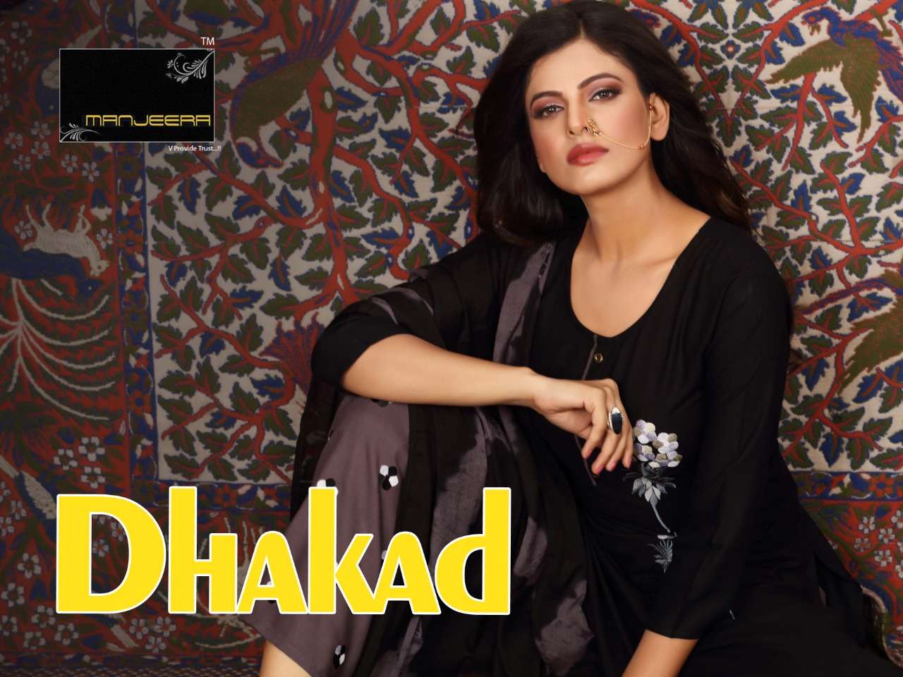 Dhakad By Manjeera Heavy Rayon Readymade Suit Catlog Collection