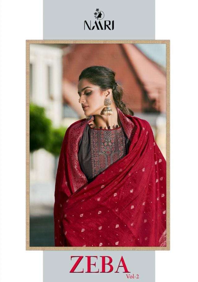 Zeba Vol 2 By Naari Silk Coding Work Designer Salwar Kameez
