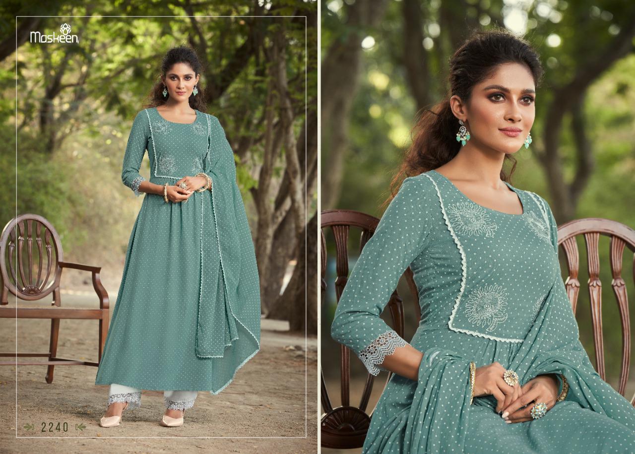 Maskeenji Zeenat Designer Pure Rayon Suit