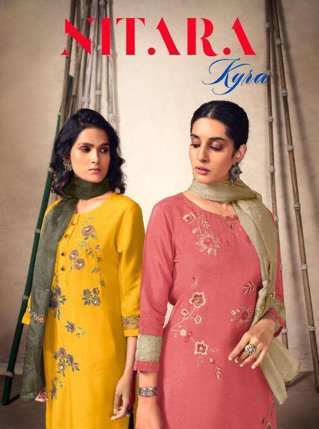 Kyra By Nitara Pure Viscose Readymade Salwar Kameez