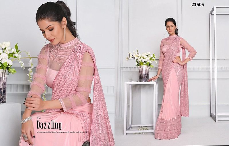 Mahotsav Izaara Designer Lycra Saree