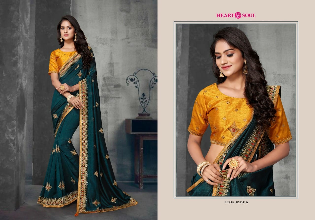 Heart And Soul Gulika Designer Fancy Silk Saree