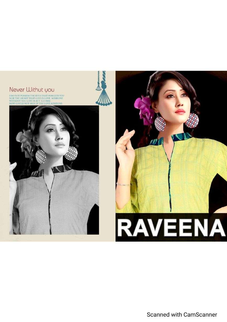 BANDHAN RAVEENA COTTON PRINTED KURTI