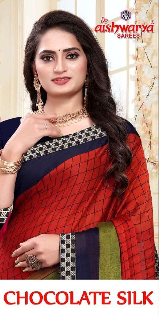 CHOCOLATE BY AISHWARYA BLACK RANGOLI PRINTED SAREE WHOLESALER