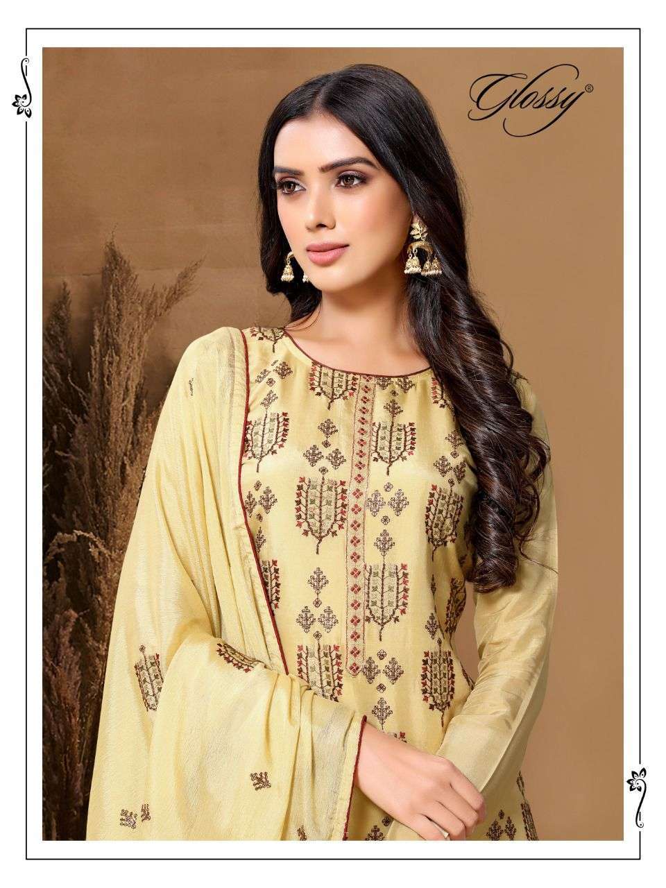 GLOSSY DNO 61 FANCY DESIGNER DRESSES FOR WOMEN