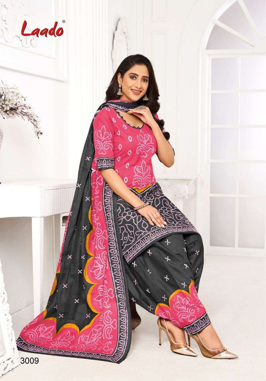 LAADO BANDHNI SPECIAL VOL 3 COTTON PRINTED DRESS MATERIALS