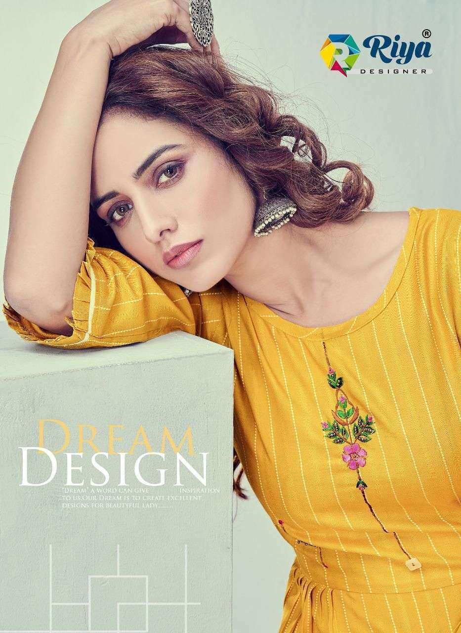 RIYA RUTBA RAYON WORK KURTIS WHOLESALE RATE