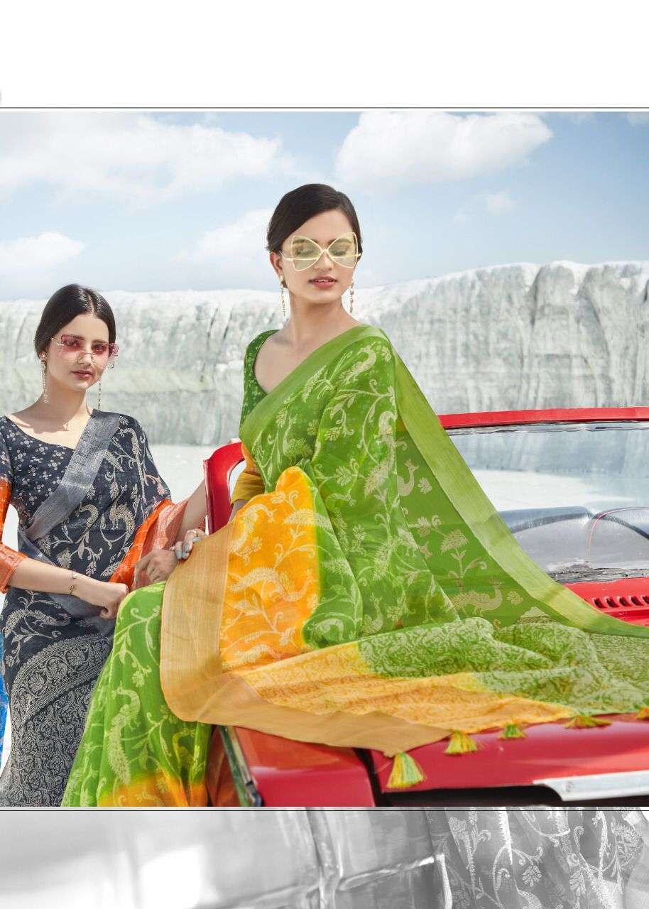 SHREYANS FASHION MAYURA PATTU ORGANZA KHADI SILK SARIS AT BEST PRICE ONLINE
