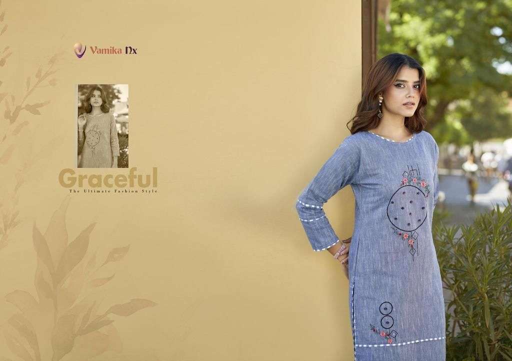 VAMIKA NX APSARA VOL 2 COTTON KURTI WITH PANT LOWEST COST ONLINE