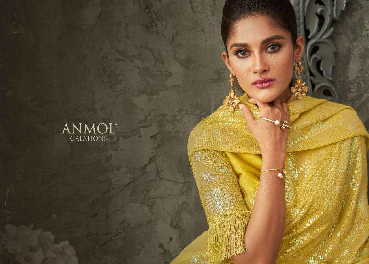 anmol creations innara vol 2 series 2201-2211 georgette saree