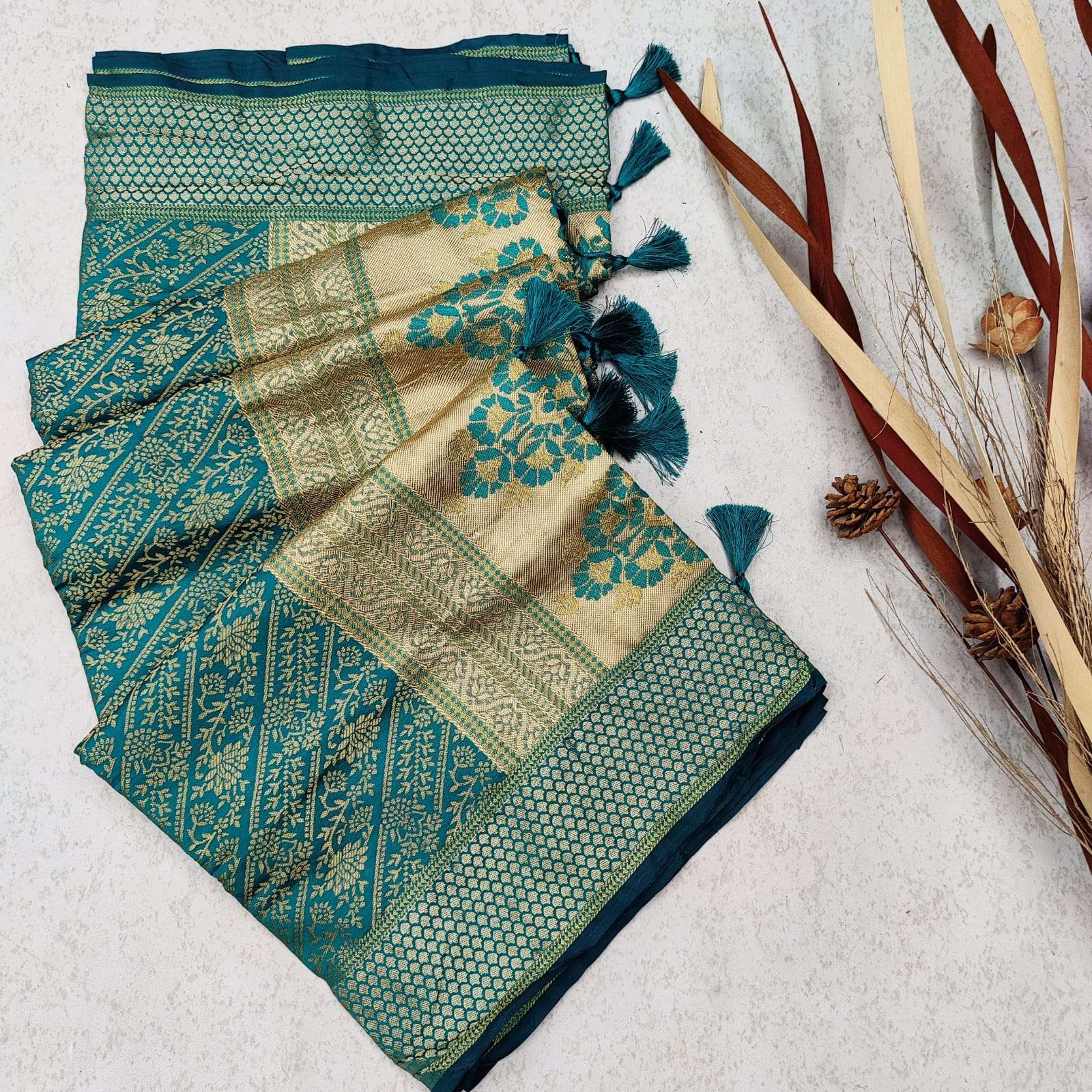 BT-10 DESIGNER SOFT KANCHIPURAM SILK SAREE