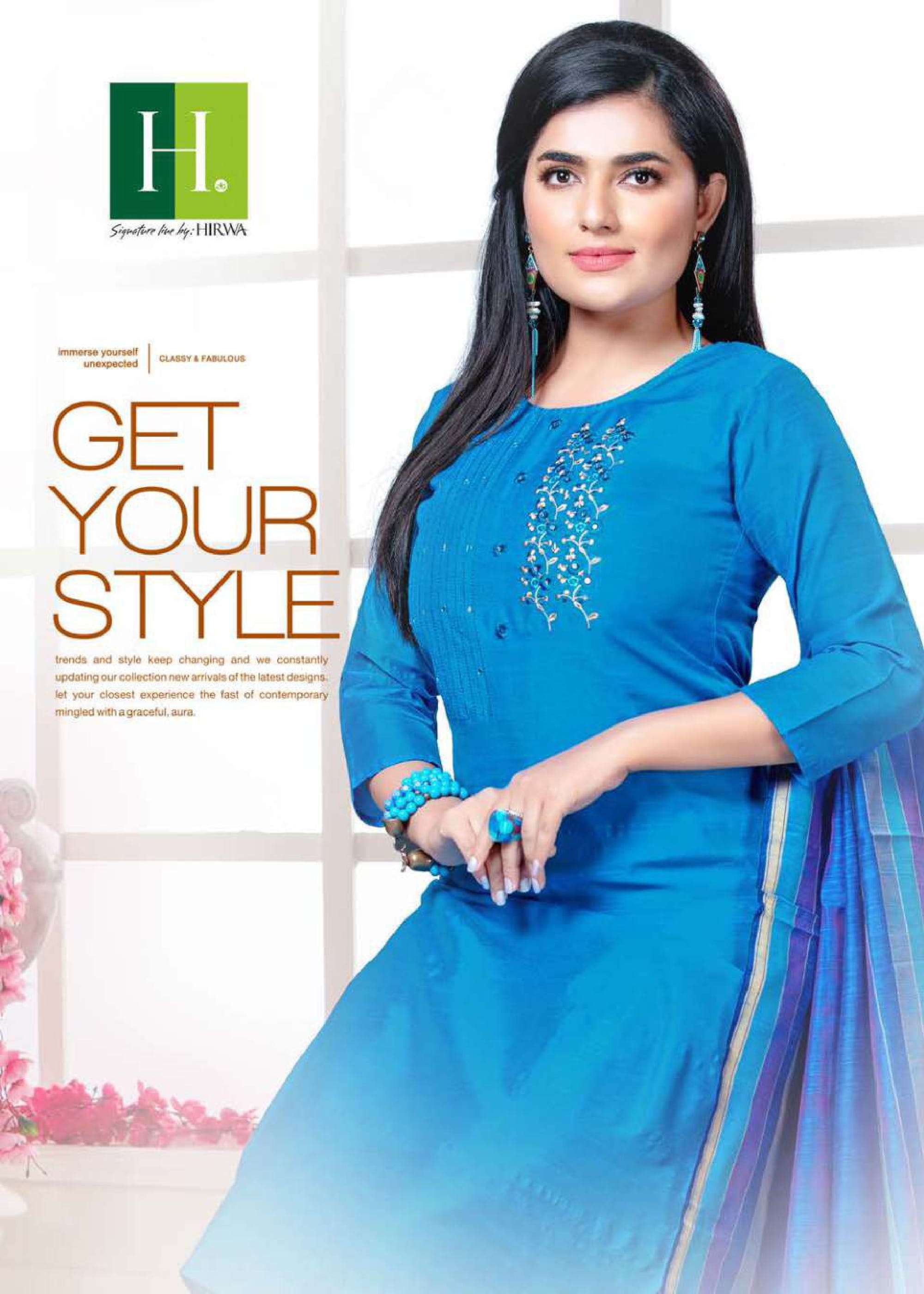 H DOT ODHANI VOL 3 KURTI WITH DUPATTA SET BY HIRWA WHOLESALE